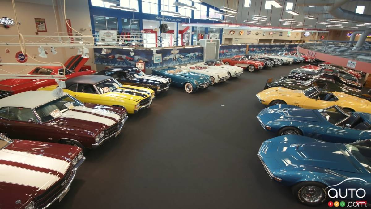 L'intérieur du  musée Muscle Car City